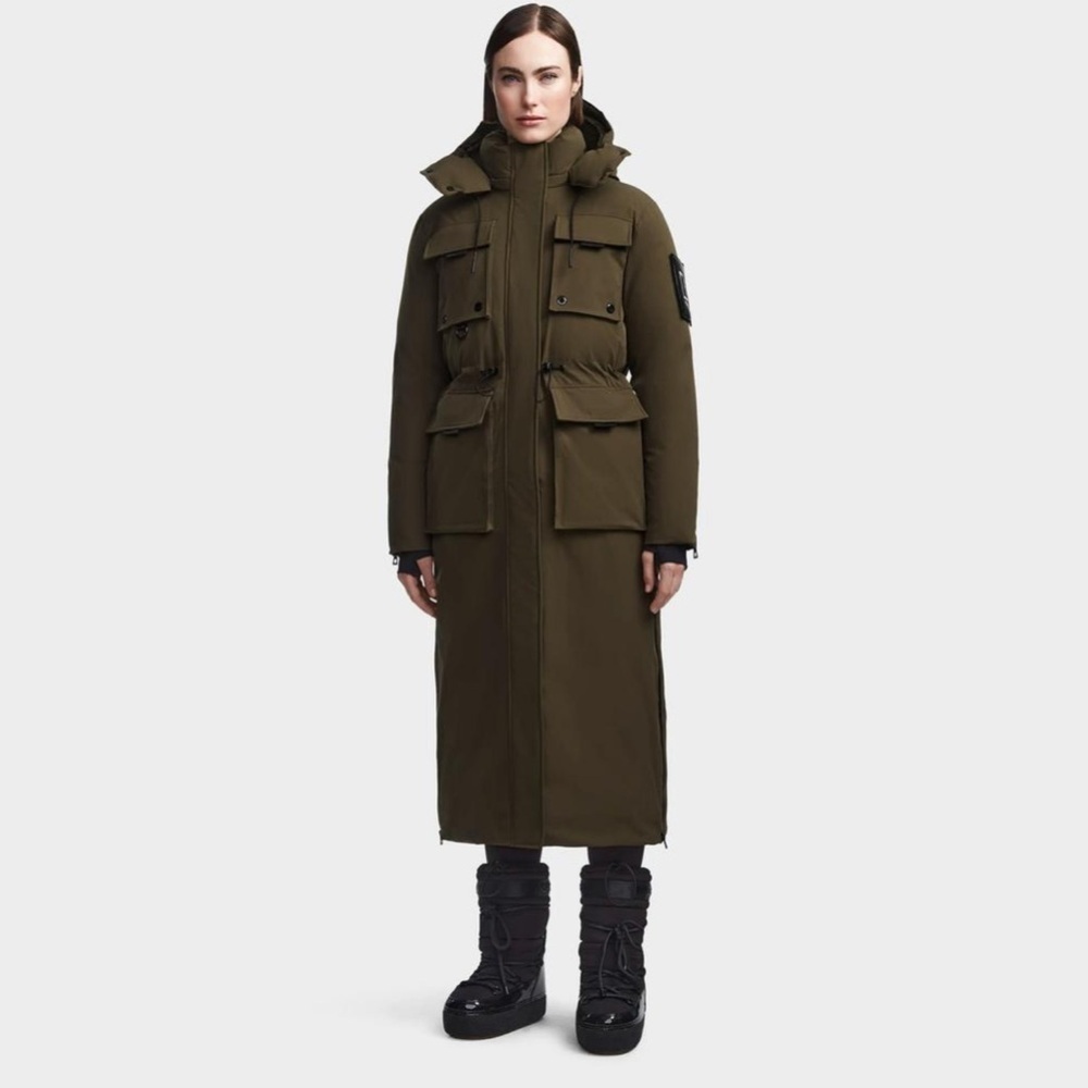 RUDSAK Atmosphere Maxi Down Parka Army Green – Size M – LIMITED EDITION